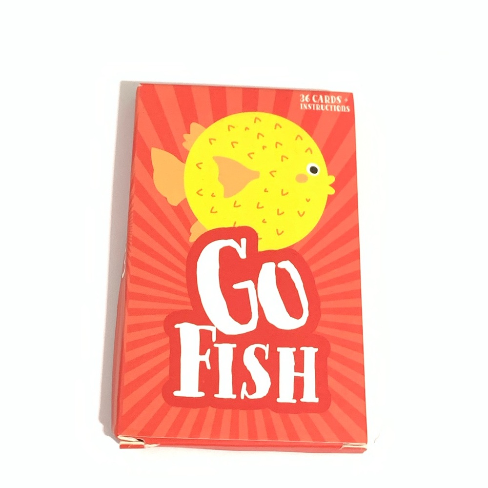 Go Fish Card Game - Yellow Fish on Red Box